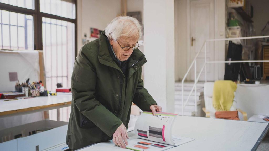 Jordi Teixidor en su estudio. Foto: Sara Fernández