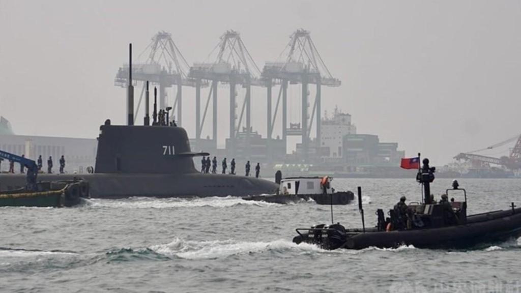 ‘Hai Kun’, el primer submarino de fabricación taiwanesa completa.