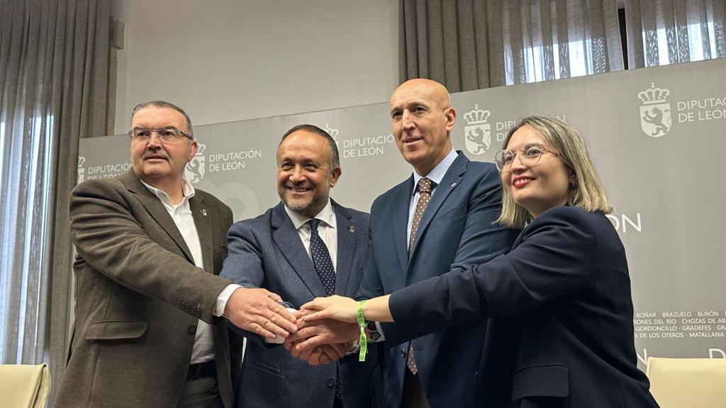 Acuerdo entre Ayuntamiento y Diputación de León para promocionar el sector agroalimentario.
