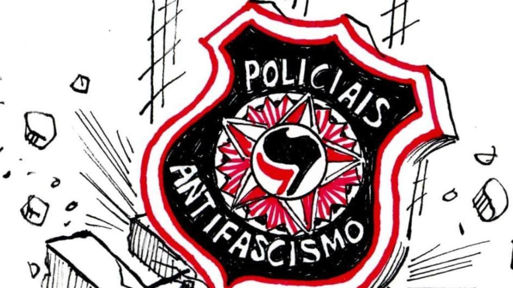 Logo de Policiais Antifascismo de Brasil.