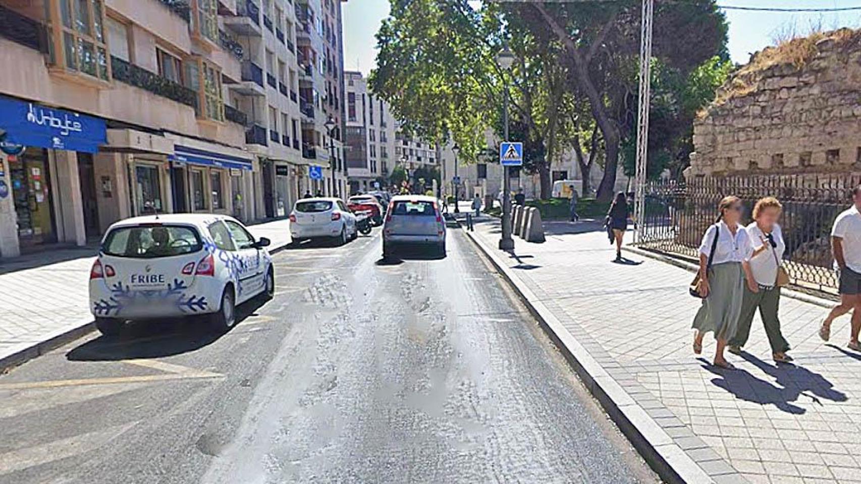 Zona afectada por el corte de luz.