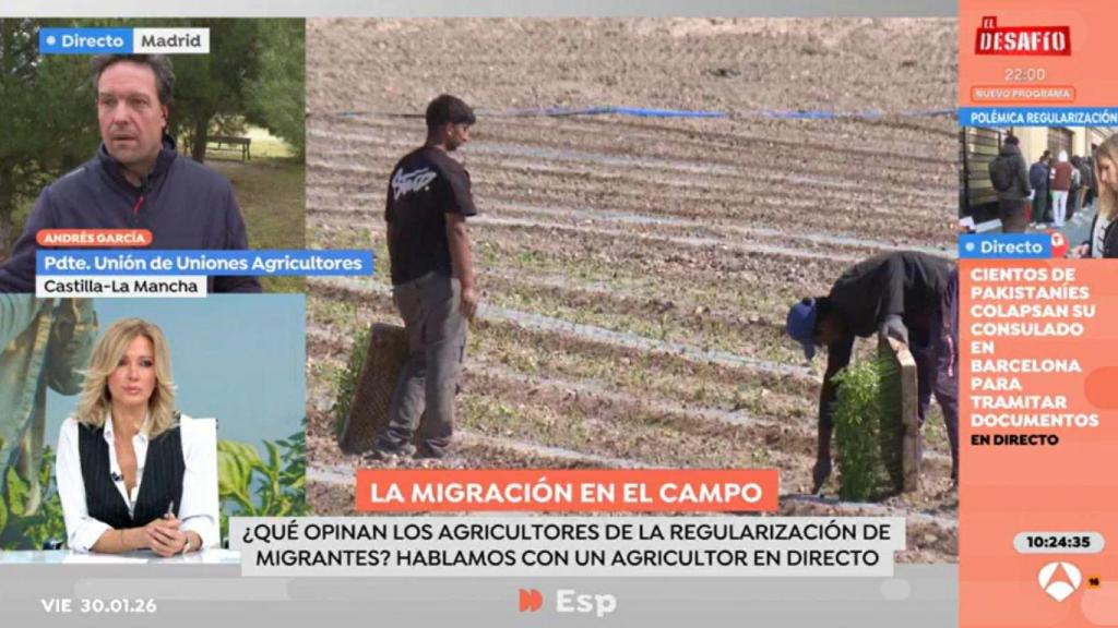 Andrés García, presidente de la Unión de Uniones de Agricultores Castilla-La Mancha.