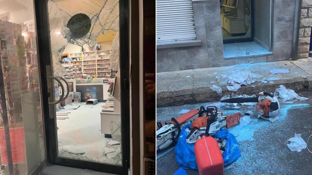 Estanco vandalizado