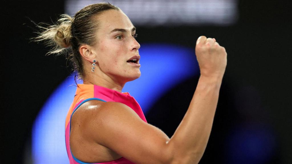 Sabalenka, durante el Open de Australia.