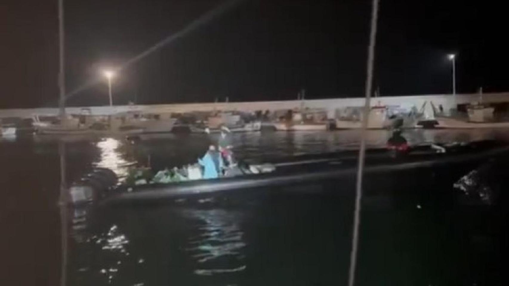 Narcolancha en Caleta de Vélez.