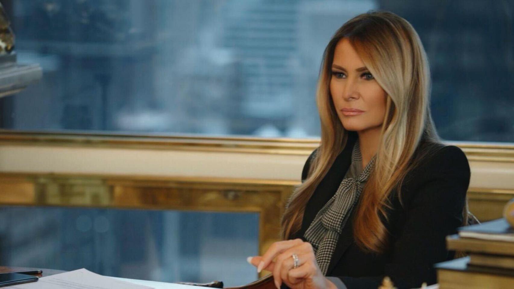 Melania Trump, en una escena de su documental.