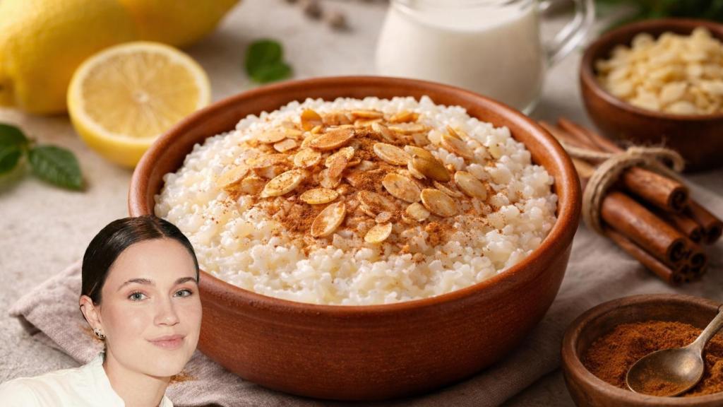 Vero Gómez, cocinera, en un montaje de El Español