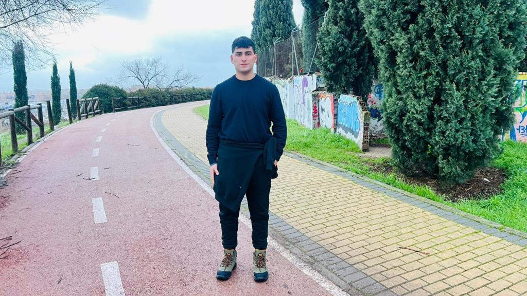 Jaziel Ribotta, argentino en Madrid.