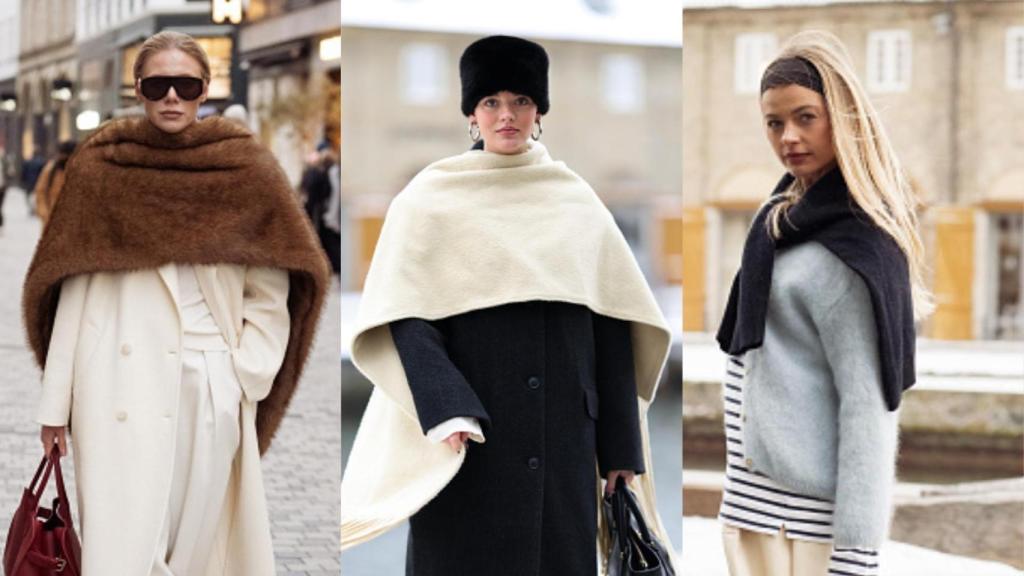 Las capas se alían con los sombreros 'pillbox' en las calles danesas.