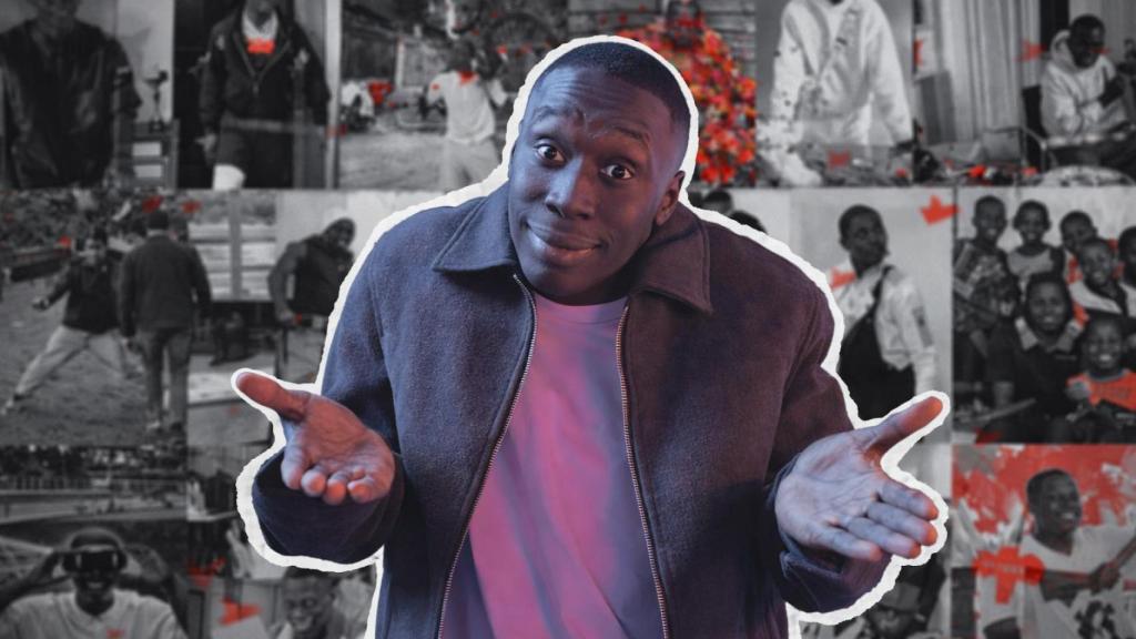 El influencer Khaby Lame en un montaje.