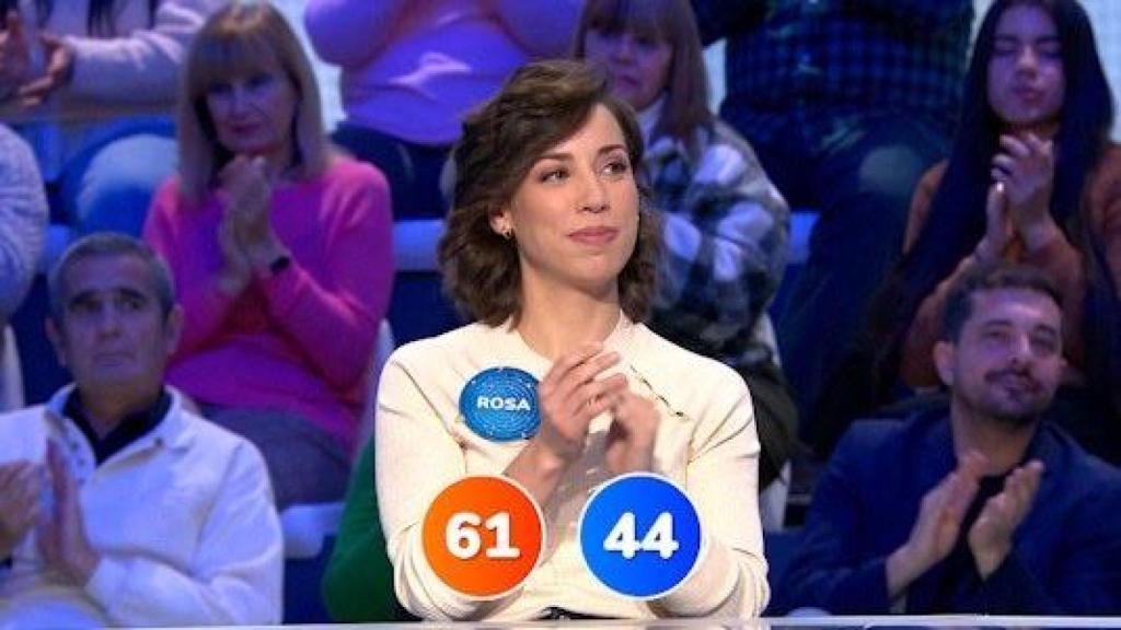Rosa Rodríguez concursando en 'Pasapalabra'.