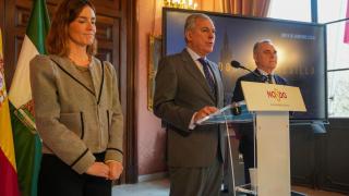 De izquierda a derecha: Blanca Gastalver, José Luis Sanz e Ignacio Flores.