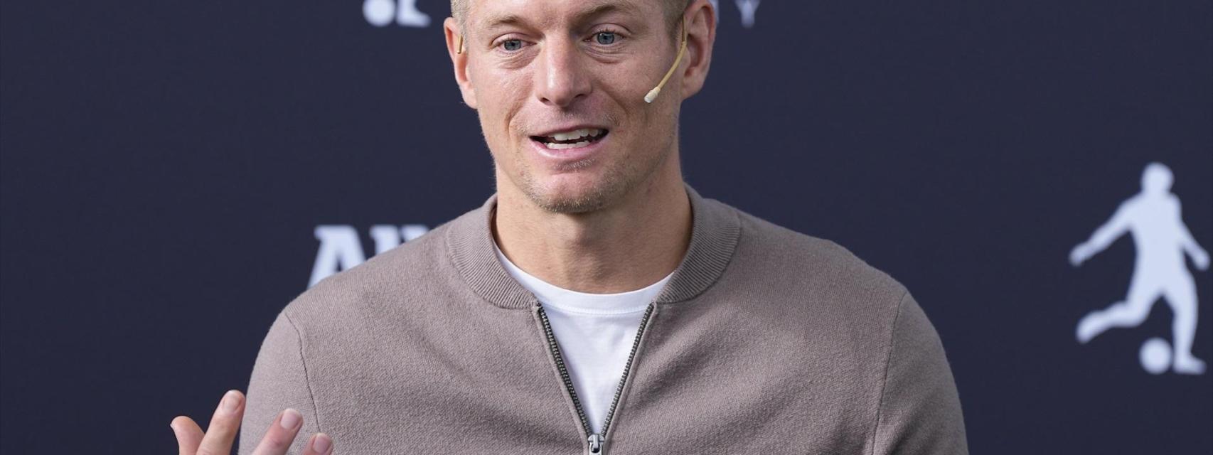 Toni Kroos, en un acto de su academia de fútbol