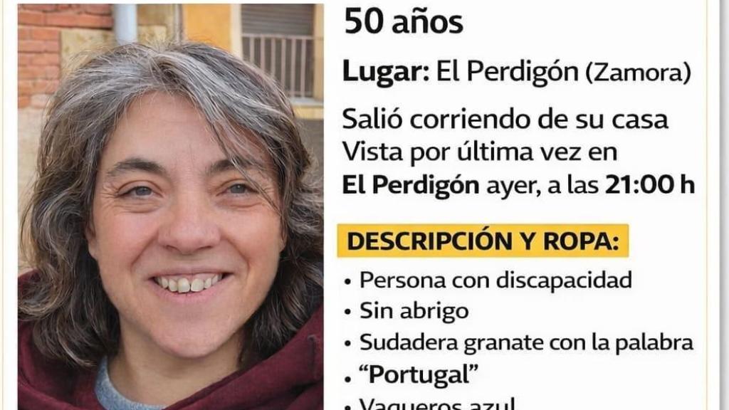 Cartel de búsqueda de Elena