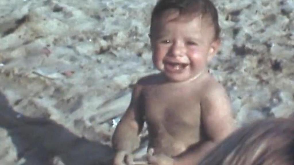 Jorge Azcón, candidato del PP a la presidencia de las Cortes de Aragón, en la infancia.