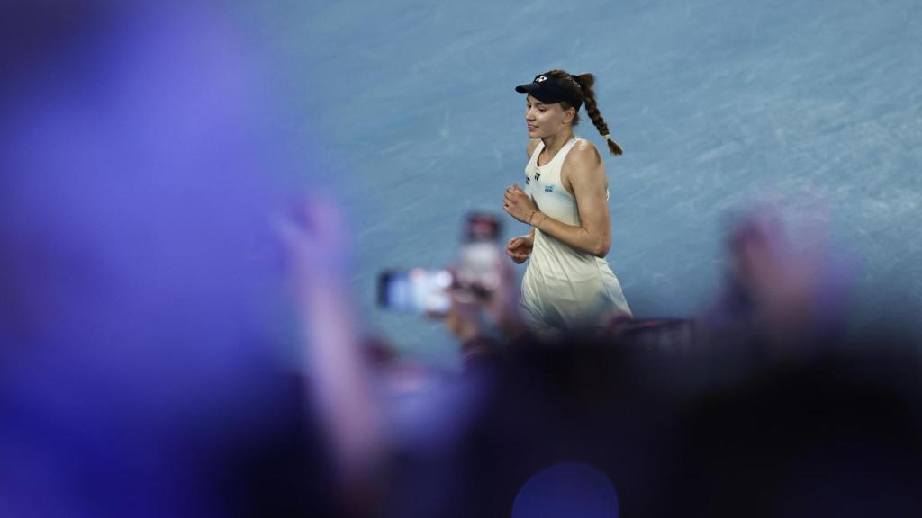 Elena Rybakina, tras ganar la final del Open de Australia 2026