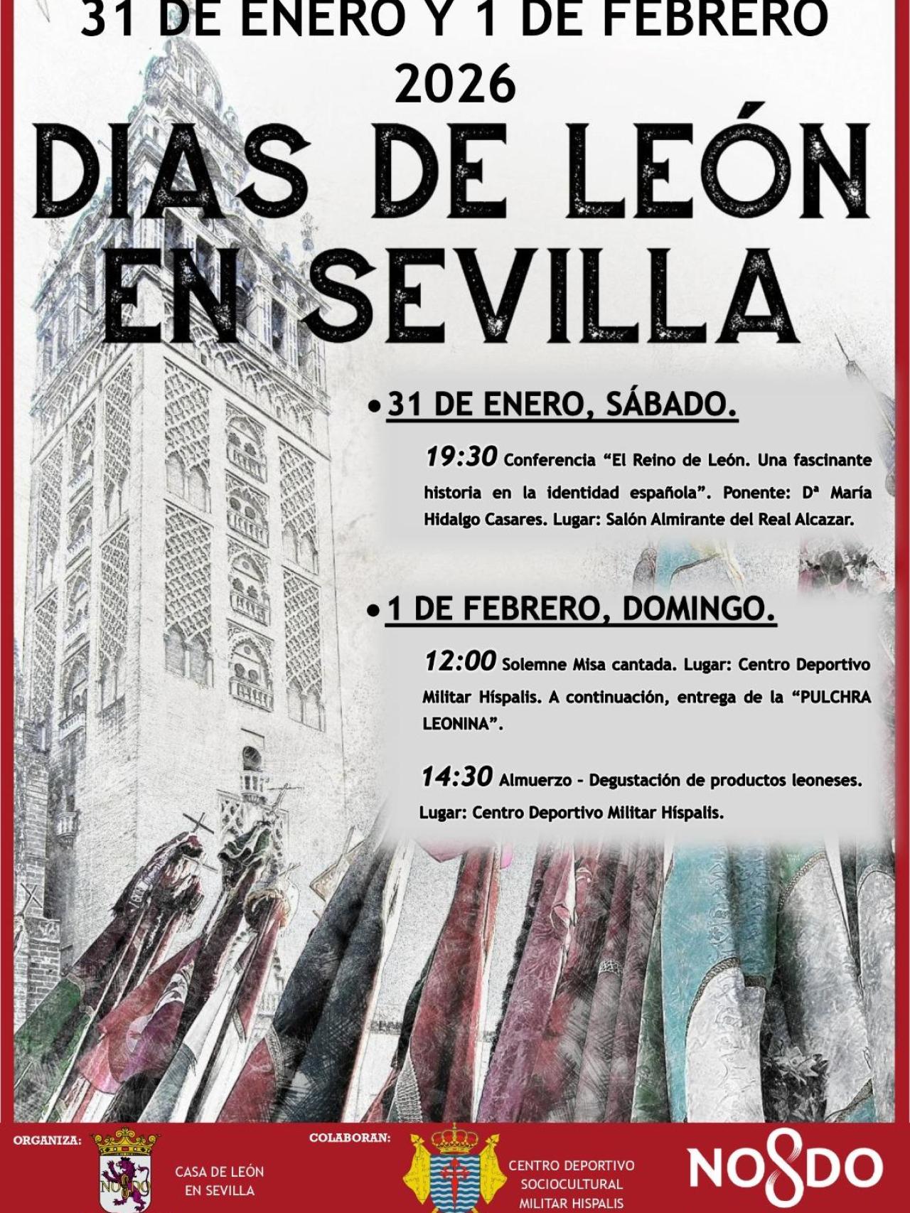 Cartel sin la presencia de la Diputación de León
