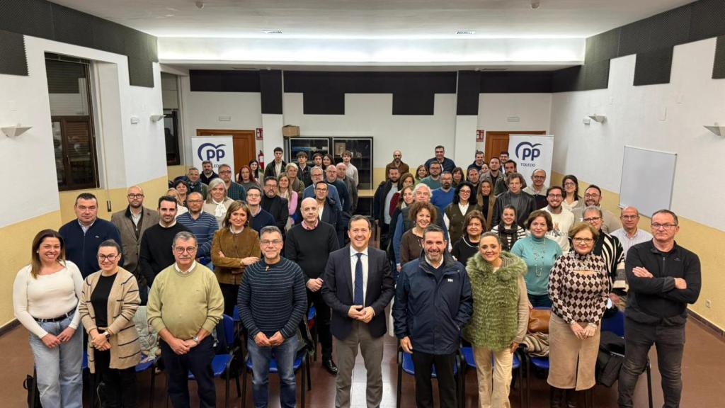 Imagen del encuentro de alcaldes y concejales organizado por el PP de Toledo.