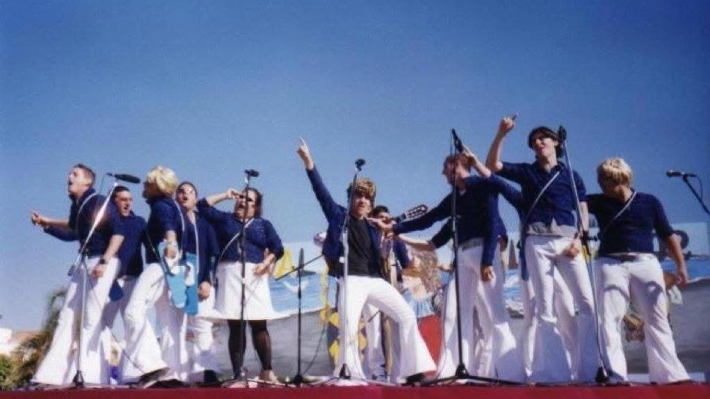 Una imagen de los primeros pasos de Toni en el Carnaval de Málaga.