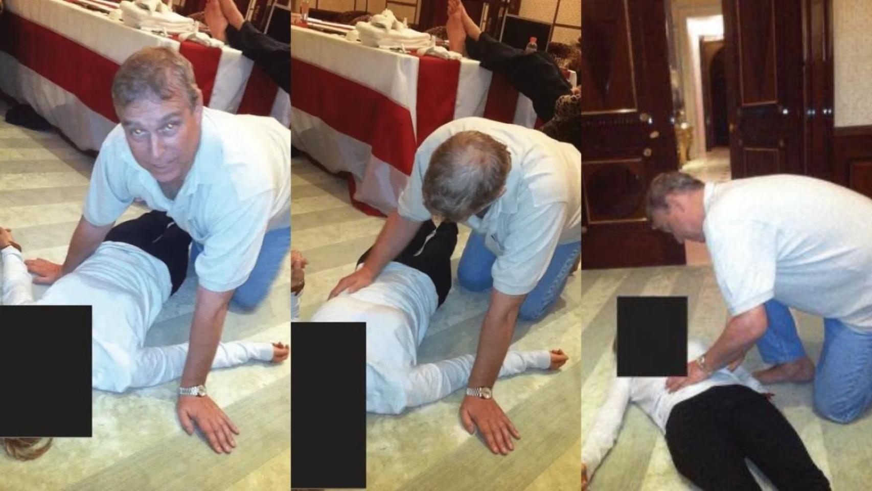 las fotos del príncipe Andrés le coronan como la «vergüenza nacional»