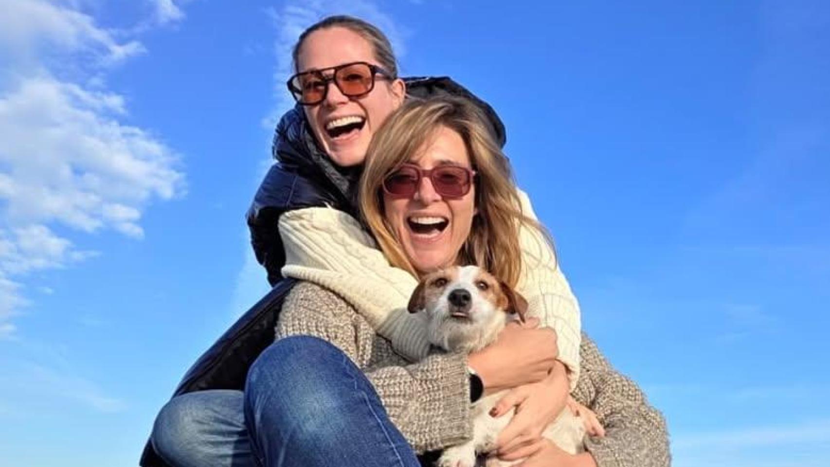 Sandra Barneda y su novia Pascalle en una imagen de sus redes sociales.
