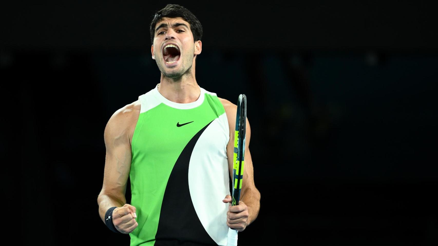 Alcaraz vence a Djokovic en el Open de Australia.