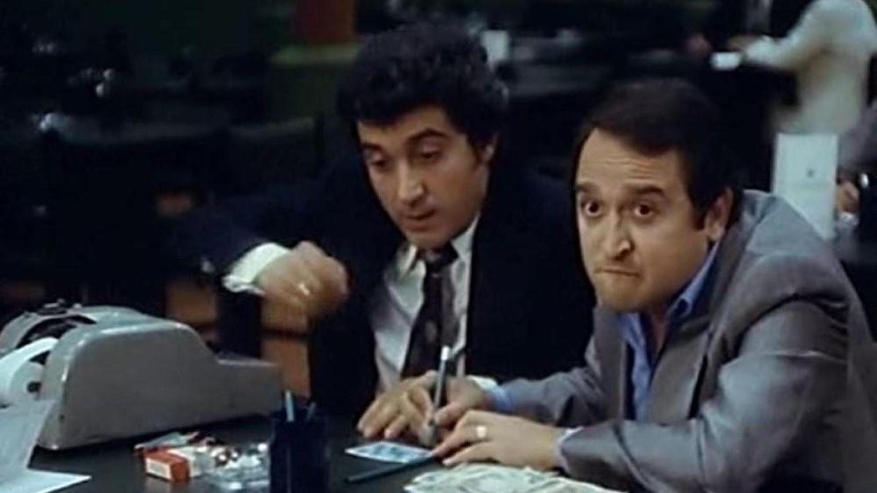 Fernando Esteso (derecha), con Andrés Pajares en 'Los bingueros' (Mariano Ozores, 1979)