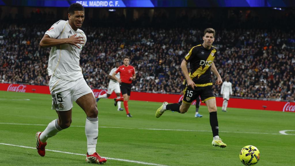 El momento de la lesión de Jude Bellingham contra el Rayo Vallecano