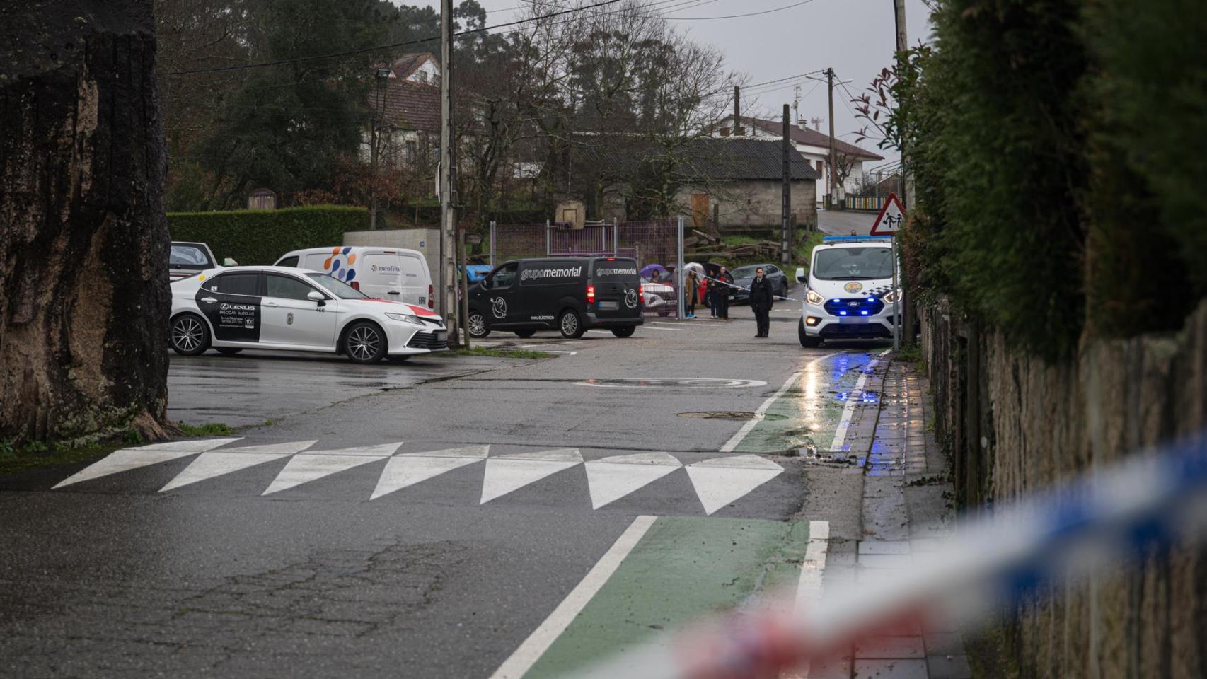 La Guardia Civil investiga como un posible caso de violencia de género la muerte de una vecina de Mos, a 1 de febrero de 2026, en Mos, Pontevedra, Galicia (España)