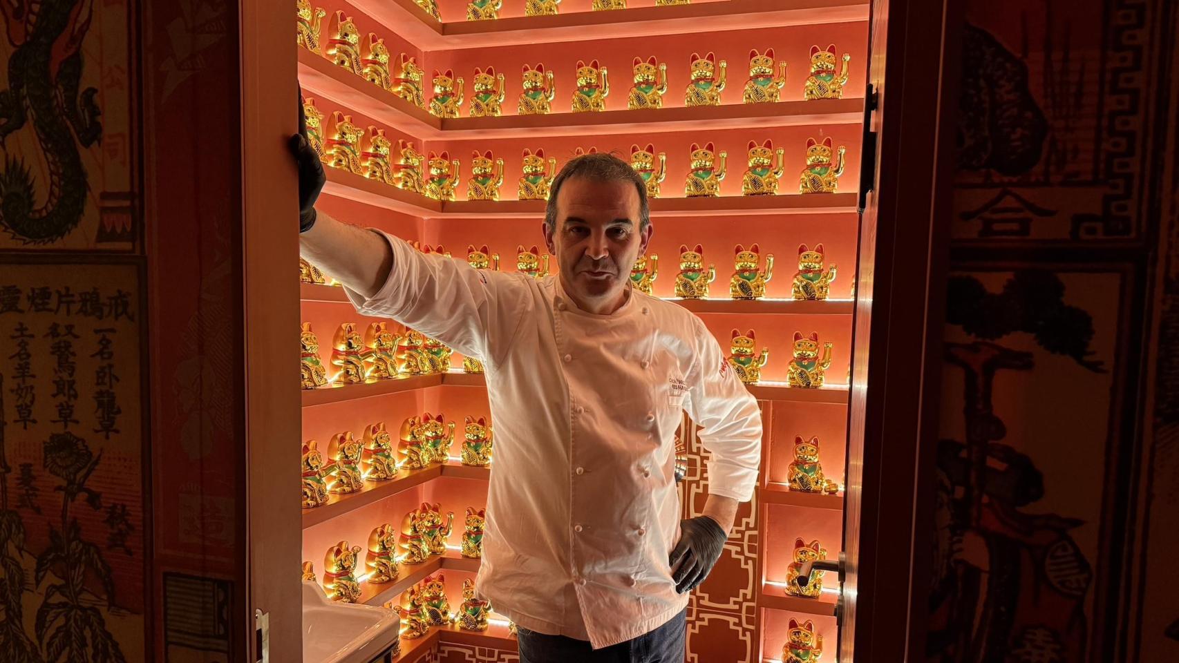 Marcelo Tejedor en el interior de MR. CHU.