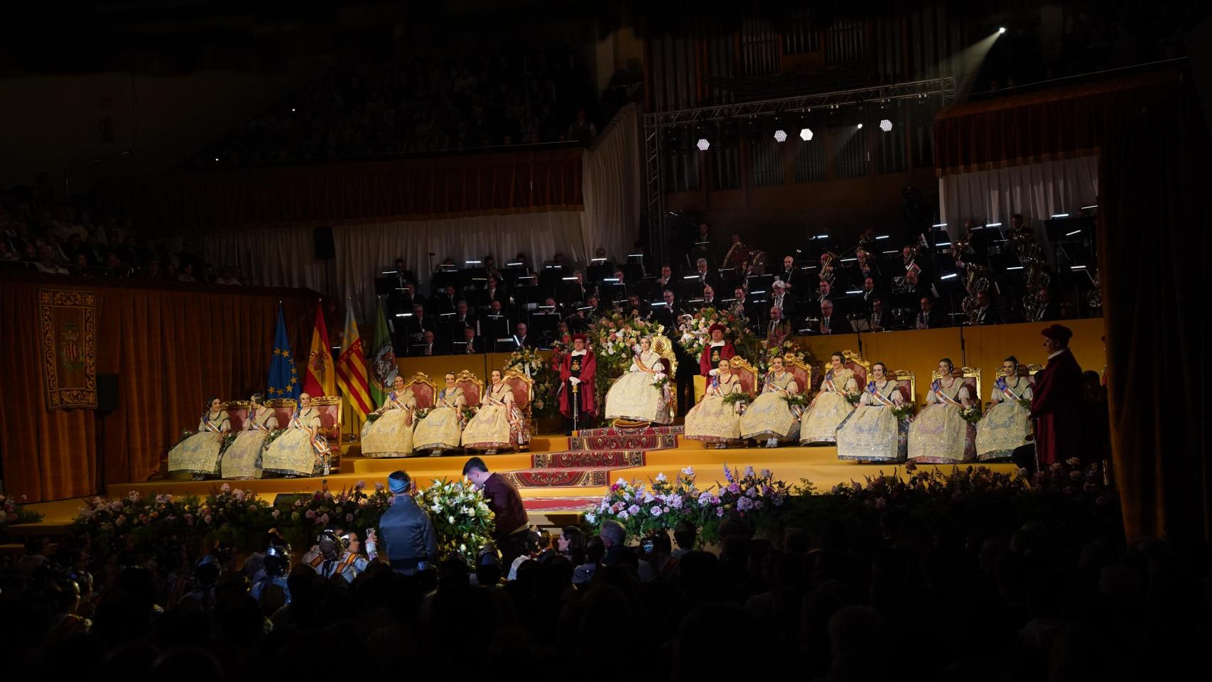 Exaltación de Carmen Prades como Fallera Mayor de Valencia 2026.