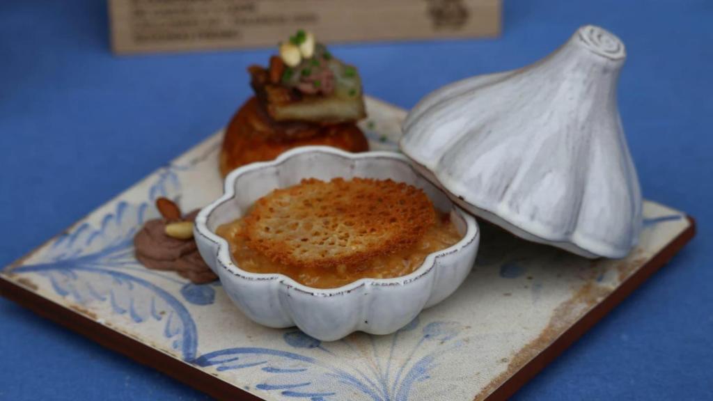 Imagen del abisinio del 5 Gustos que se ha llevado el premio al mejor plato elaborado con cerdo de Castilla y León.