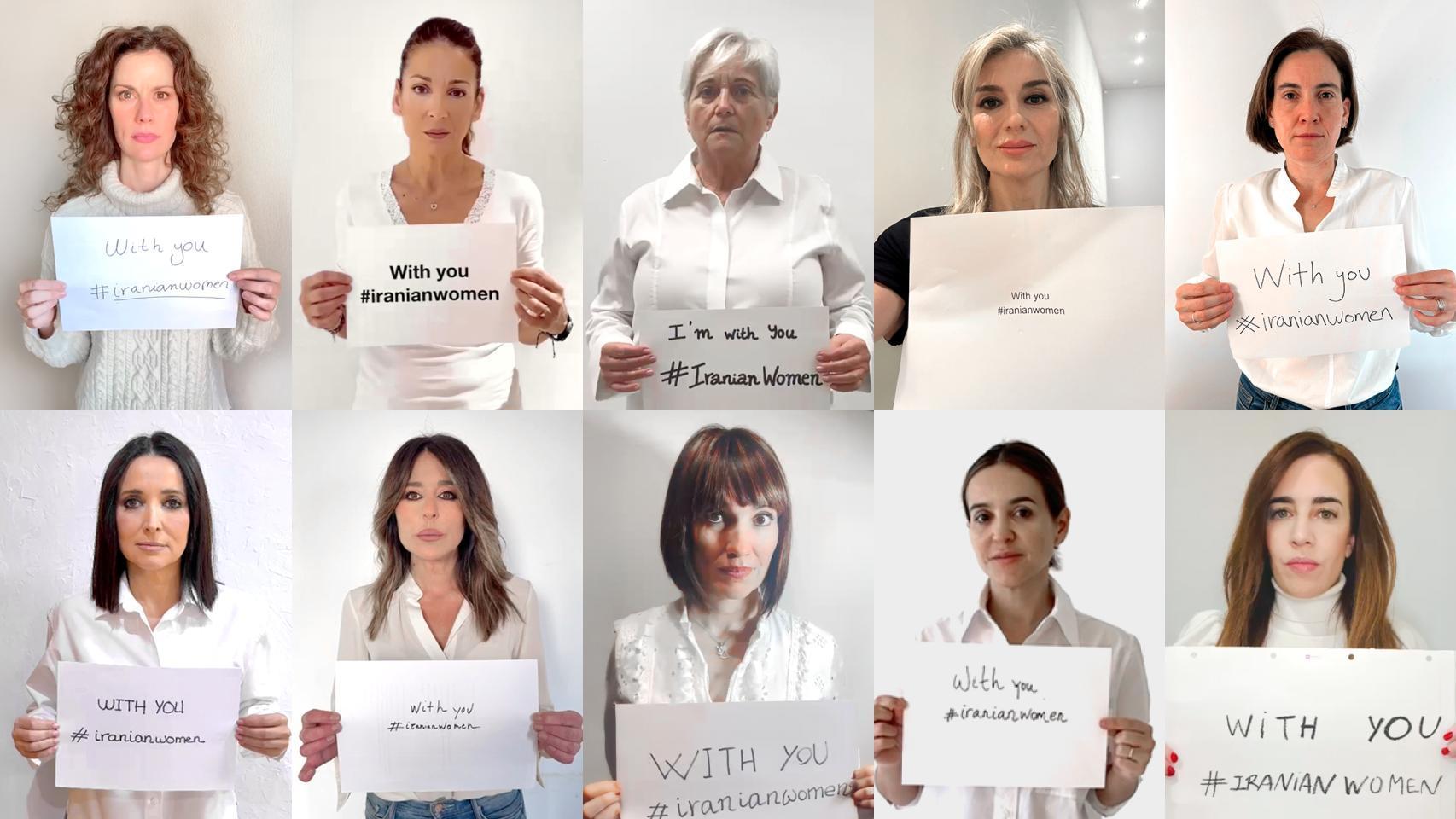 Recopilación de mujeres que se han unido a la propuesta.