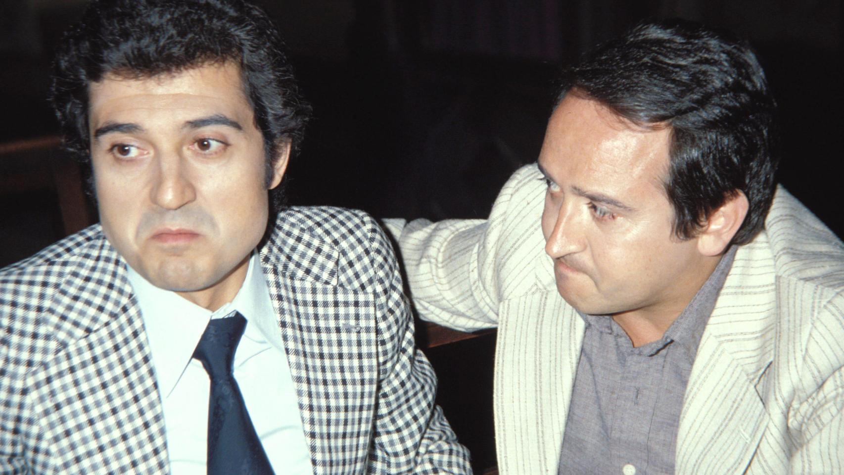 Andrés Pajares junto a su compañero y gran amigo, Fernando Esteso, en una imagen de archivo.