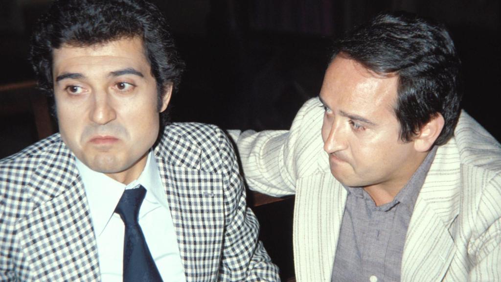 Andrés Pajares junto a su compañero y gran amigo, Fernando Esteso, en una imagen de archivo.