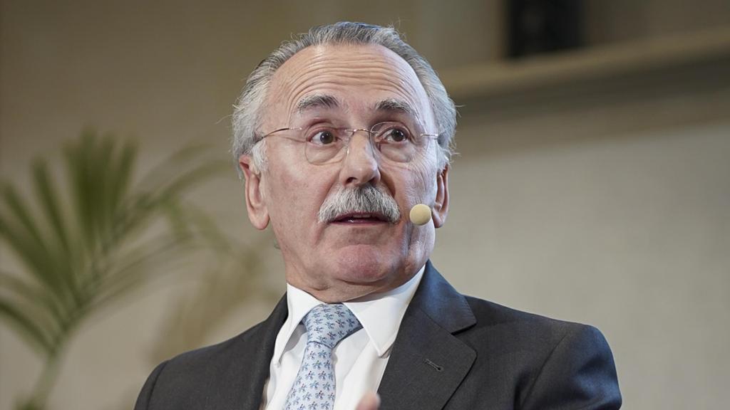 Luis Furnells, presidente del Grupo Oesía, durante su intervención en el I Observatorio de la Defensa, organizado por EL ESPAÑOL e Invertia.