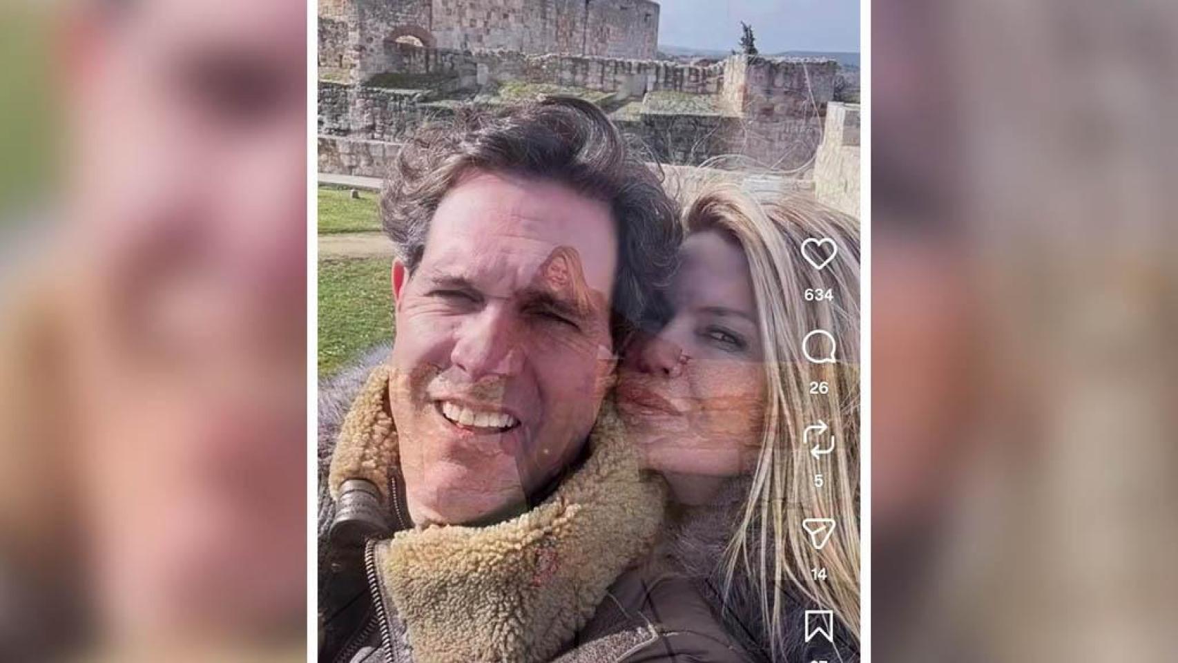 Makoke junto a su novio en Zamora.