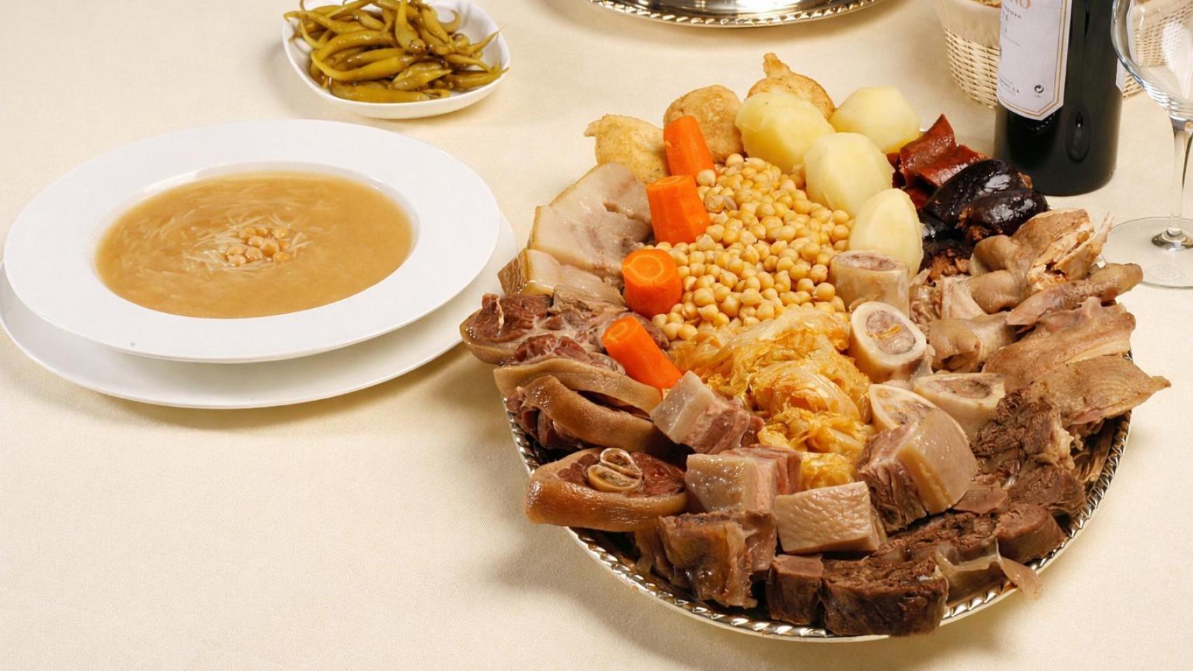 Cocido madrileño de La Máquina.