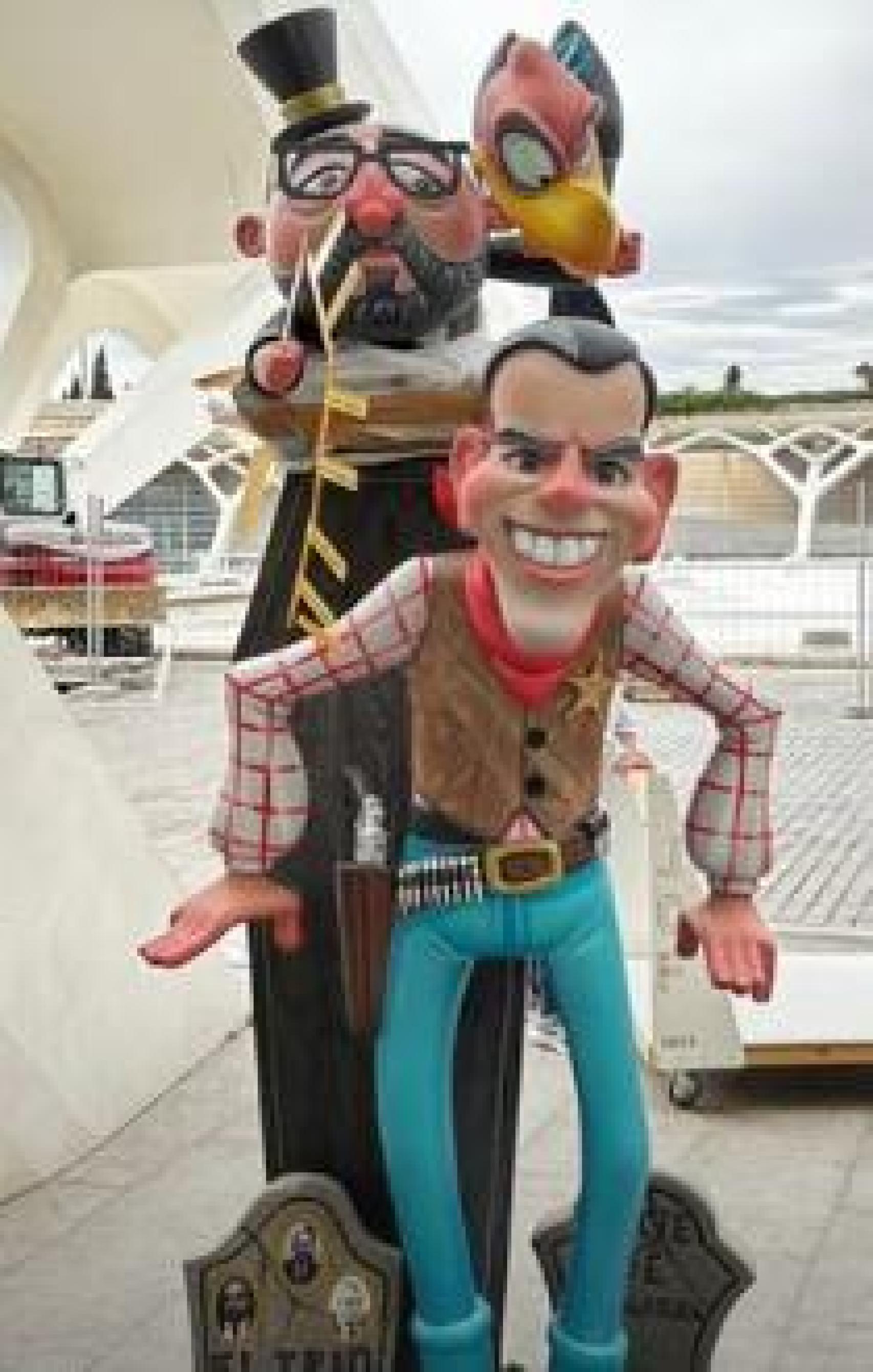 'Ninot' de Pedro Sánchez y Koldo.