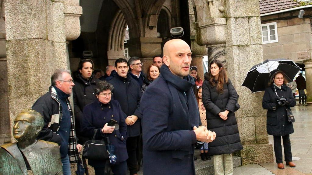 Minuto de silencio en O Porriño.