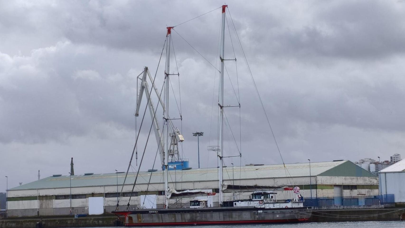 El Puerto de A Coruña recibe al velero de mayor capacidad de carga moderno
