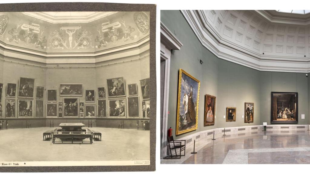 Tiziano: 'Ofrenda a Venus' fotografiado por Hauser y Menet (act. 1890-1996) Tarjeta postal. Fototipia. Firmada. 1901 Adquirida en 2009. Foto: Museo del Prado