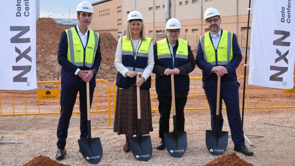 Acto de colocación de la primera piedra del centro. EE