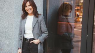 La escritora, en un posado para Magas.