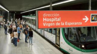 Imágenes del nuevo Hospital Virgen de la Esperanza y de la línea de Metro al entorno del Civil.