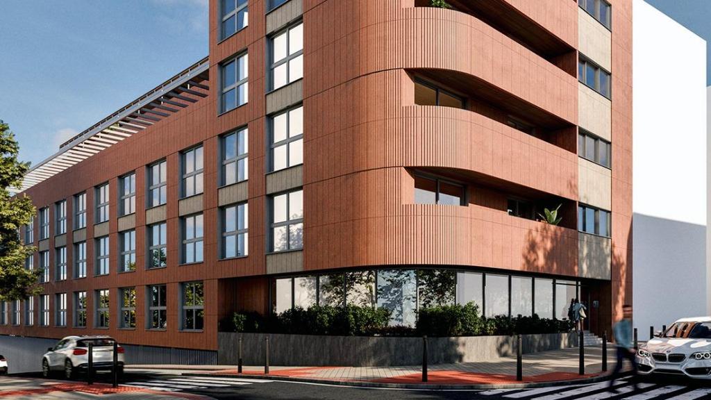 El render de el primer 'coliving' municipal de España para jóvenes.