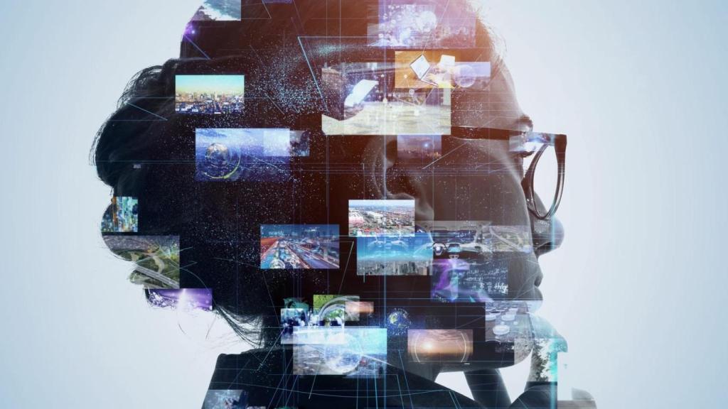 Ilustración: concepto de memoria y recuerdos.