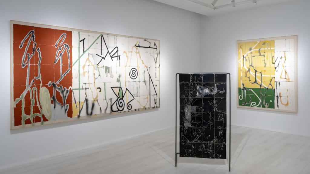 Vista del interior de la galería Moisés Pérez de Albéniz. Foto cedida por la galería