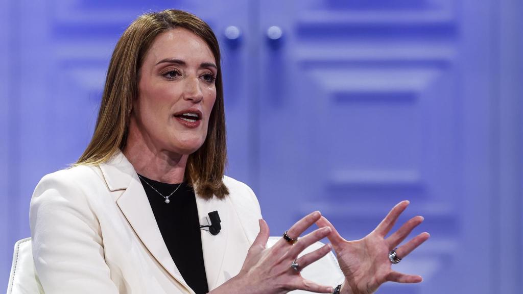 La presidenta del Parlamento Europeo, Roberta Metsola.