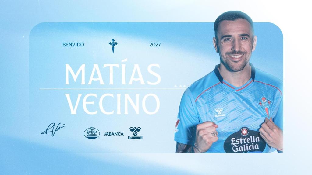 El Celta presenta al mediocampista uruguayo Matías Vecino